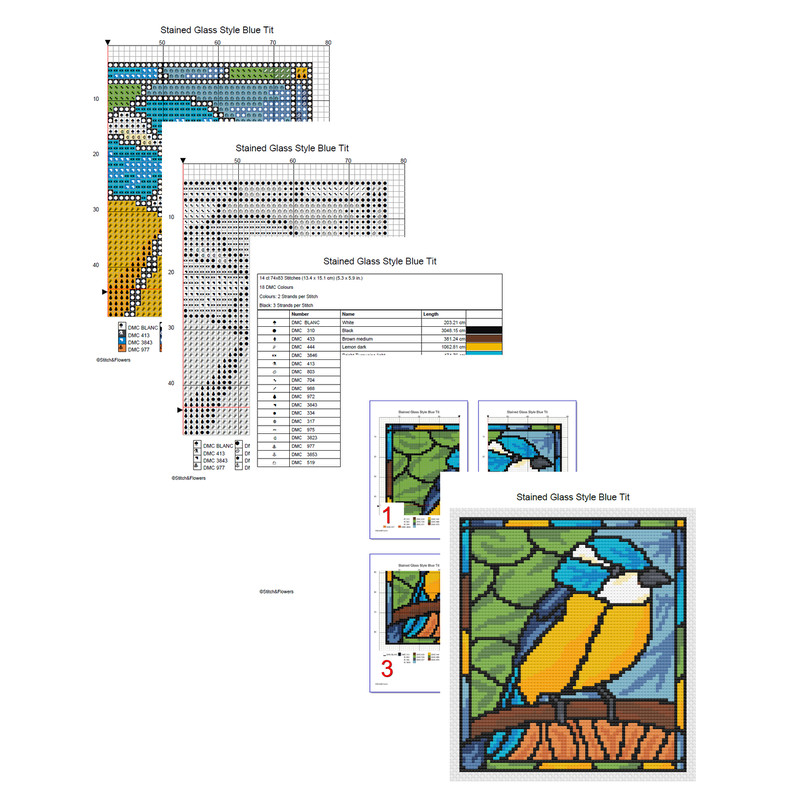 Stained Glass Style Blue Tit Cross Stitch Pages.jpg