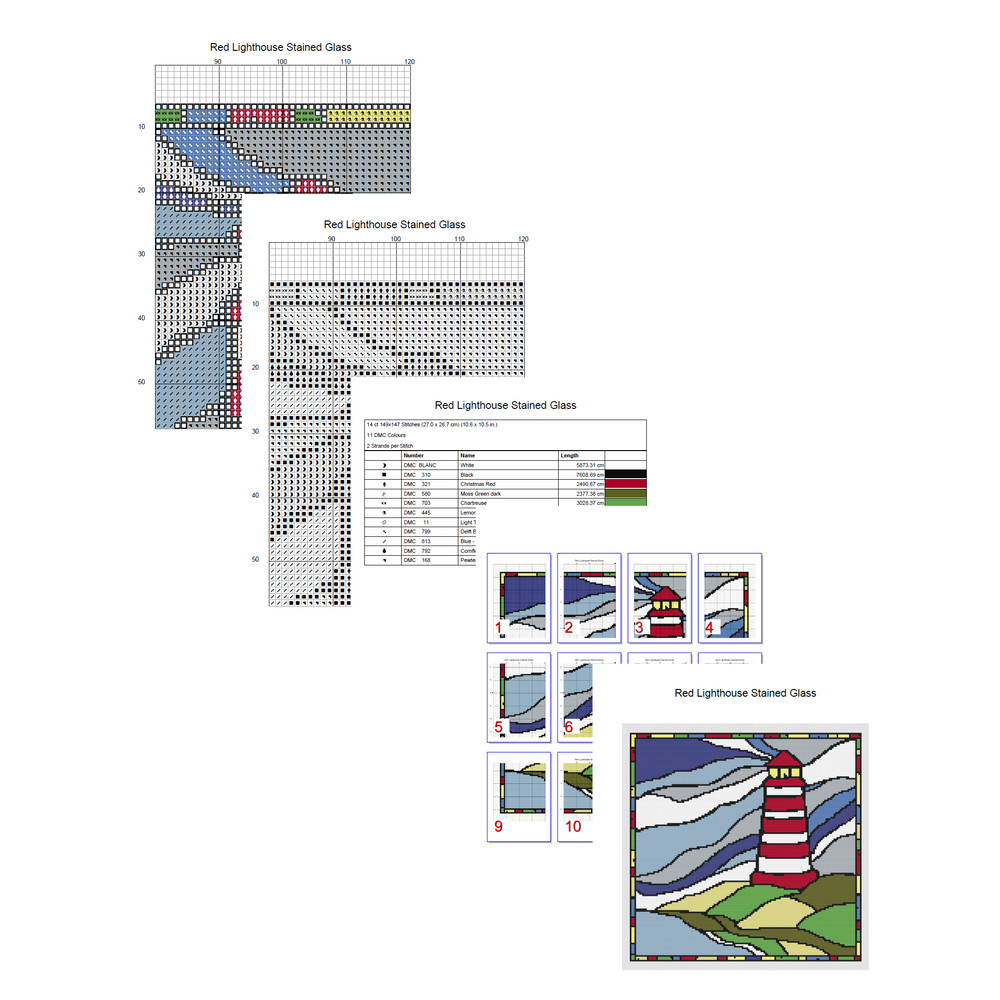 Red Lighthouse Stained Glass Cross Stitch Pages.jpg