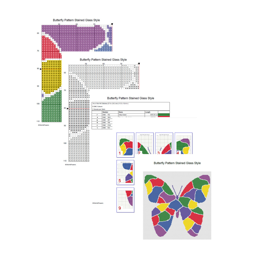Butterfly Pattern Stained Glass Style Cross Stitch Pages.jpg