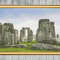 Stonehenge Cross Stitch Gold Frame.jpg