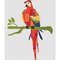 Red Patchwork Parot Cross Stitch.jpg