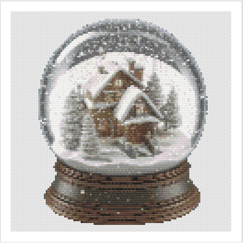 Winter House Snow Globe Cross Stitch.jpg