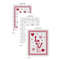 Love Hearts Card Cross Stitching PDF Pattern Valentines Day Instant PDF Download X Stitching 14ct A 2