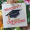 Congradulations Cross Stitching Pattern Graduation Congratulation Card Instant PDF Download X Stitc 1