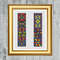 Cross Stitch Pattern Quaker Style Pattern Bookmark Instant PDF Download X Stitching 14ct Aida Embro 6