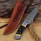 Handmade Damascus Knife HuntingBowieSkinner Knife One Of The Most Beautiful Damascus Hunting Knives Offered 1