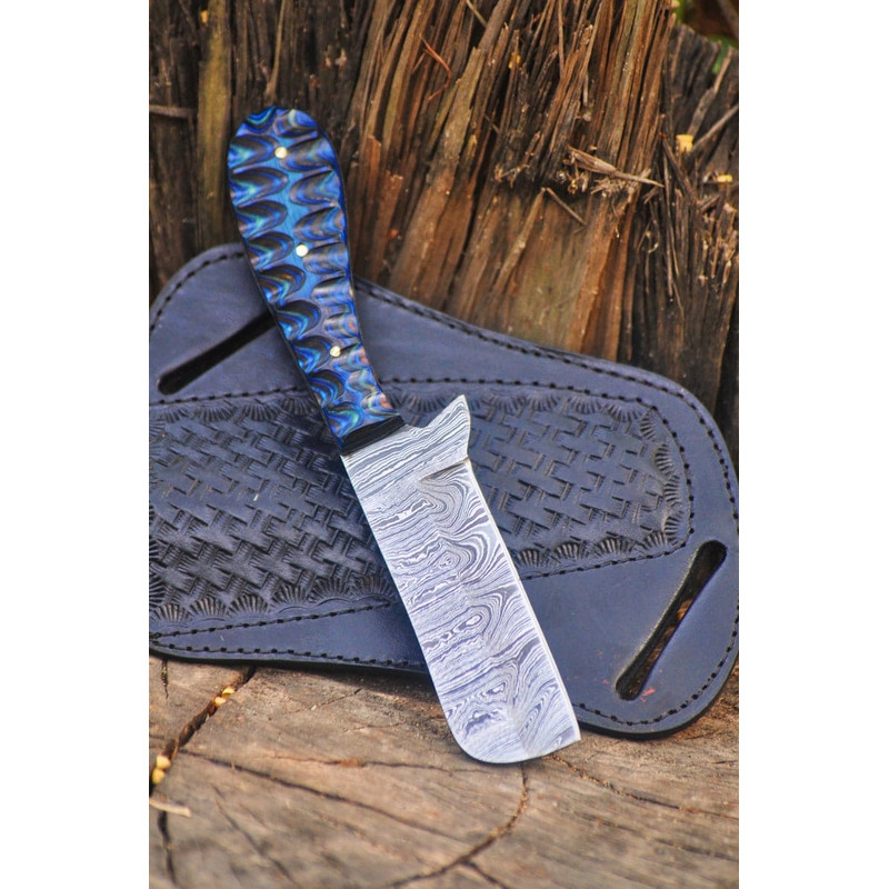Damascus Hunting Knife Skinner Knife Fixed Blade Knife Handmade Knife Personalized Gift For Him Christmas Gift 2