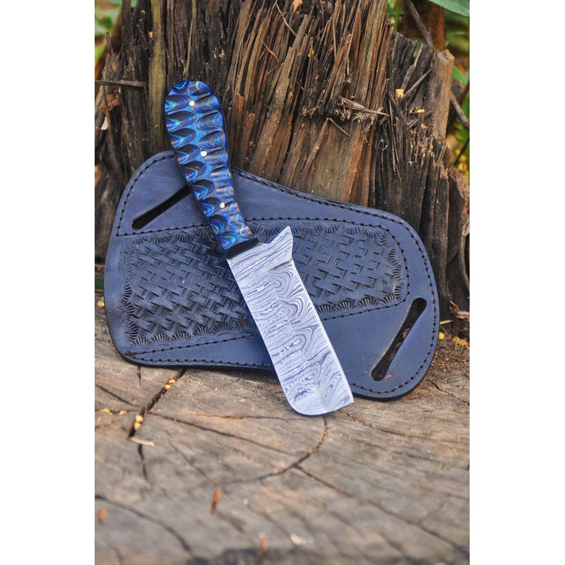 Damascus Hunting Knife Skinner Knife Fixed Blade Knife Handmade Knife Personalized Gift For Him Christmas Gift 3