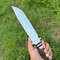 Custom Handmade J2 Steel Bowie Knife With Stag Horn Handle And Steel Guard Includes Leather Sheath 1