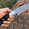 Fixed Blade Custom Handmade Damascus Steel Hunting Knife 2