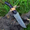 Custom Handmade Damascus Steel Hunting Knife EDC Fixed Blade Knife For Hunting Camping Bushcrafting Outdoor Activities 1