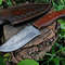 Custom Handmade Damascus Steel Hunting Knife Skinner Knife Fixed Blade Knife EDC Fixed Blade Knife For Outdoor 0