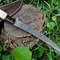 Custom Handmade Damascus Fishing Fillet Knife Blade With Bone And Micarta Handle  Leather Sheath Flexible Fillet Knives 1