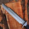 Predator Bowie Knife Handmade 5160 Spring Steel Predator Replica Machete Rambo Knife Tactical Knife With Leather Sheat 3