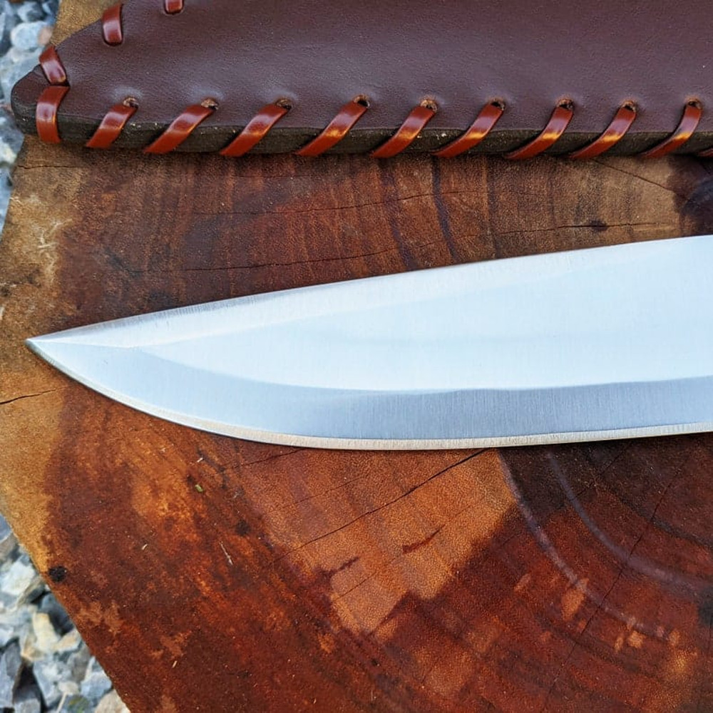 Tombstone Ring Guard Bowie Ike Billy Clanton Movie Replica Knife Handmade 1095 Carbon Steel Blade With Real Stag Antler 7