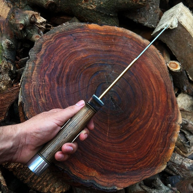 The Expendables 2 Knife Toothpick Knife Replica With Premium Leather Sheath Movie Knife Gift For Him Christmas Gift 7