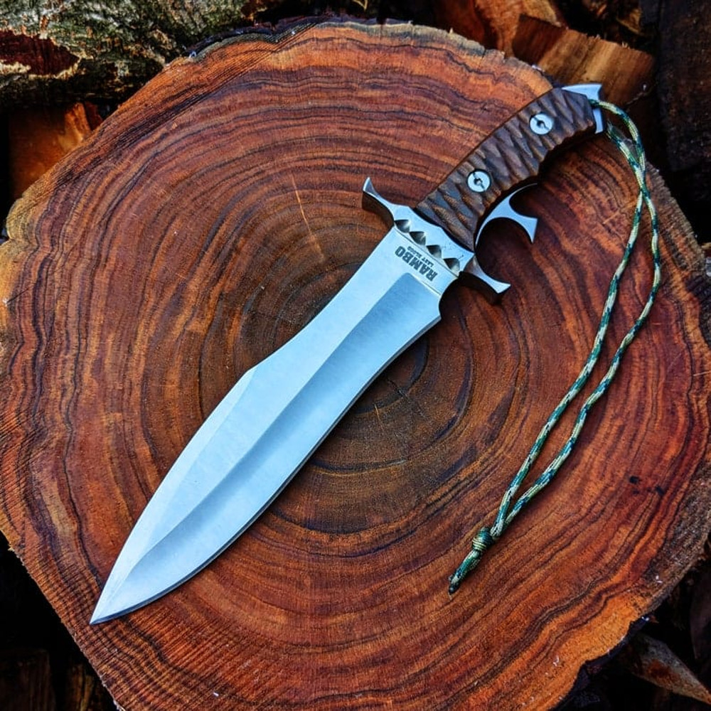 Last Blood Replica Rambo V HEARTSTOPPER Replica Knife Stainless Steel Movie Replica With Free Sheath Movie Props Gift 5