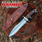 Last Blood Replica Rambo V HEARTSTOPPER Replica Knife Stainless Steel Movie Replica With Free Sheath Movie Props Gift 0