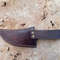 Hammered Rustic High Carbon Skinner Knife With Stag Dollar Wood Handle Hunting Knife Includes High Quality Leather 8