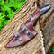 Stylish Custom Handmade Damascus Steel Knife Pocket Knife Hunting Knife Camping Knife Micarta Handle Gift For Men 8