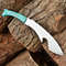 Fixed Blade Knife Tactical Gurkha Kukri Engraved Sheath Shark Fish Design Hurting Knife Best Gift Ever 2