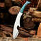 Fixed Blade Knife Tactical Gurkha Kukri Engraved Sheath Shark Fish Design Hurting Knife Best Gift Ever 3