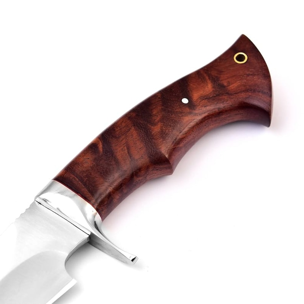 Custom Handmade D2 Steel 15 Inch Bowie Knife Perfect Grip Perfect Gift Premium Leather Sheath 3