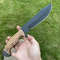 CUSTOM HANDMADE TACTICAL HUNTING 1095 KNIFE BLADE CAMPING OUTDOOR HUNTING KNIFE 0