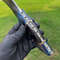 Custom HAND FORGED DAMASCUS STEEL Hunting Kukri KNIFE BLADE Full Tang Leather Sheath Best Gift 4