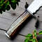 Handmade D2 Steel Hunting Bowie Knife With Wood Handle Survival Knife Anniversary Gift Camping Knif 2