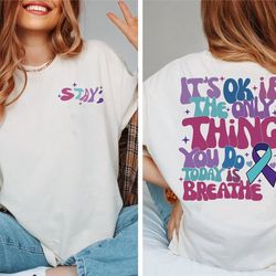 suicide prevention shirt, suicide awareness crewneck, mental health sweater, motivational tee