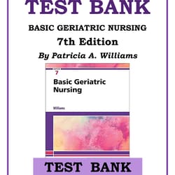 test bank basic geriatric nursing 8th edition