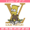 Bart simpson lv Embroidery Design, LV Embroidery, Embroidery File, Logo shirt, Sport Embroidery, Digital download.jpg