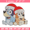 Bluey x Bingo Embroidery Design, Bluey Embroidery, Embroidery File, Chrismas Embroidery, Anime shirt, Digital download.jpg