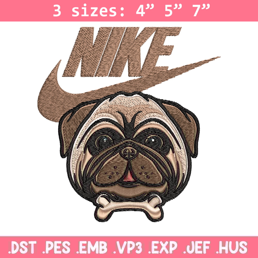 Bulldog Nike Embroidery design, Bulldog logo Embroidery, Nike design, Embroidery file, logo shirt, Instant download..jpg