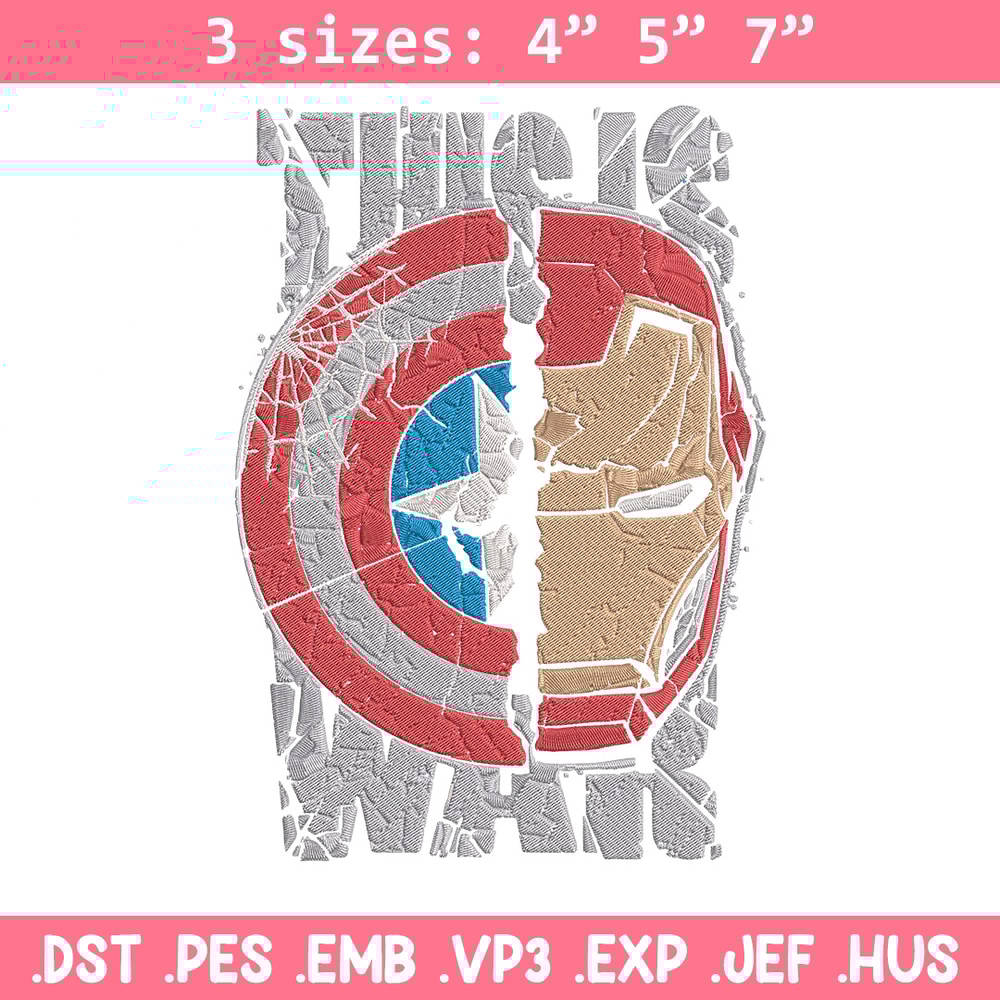Captain x iron man Embroidery Design, Marvel Embroidery, Embroidery File, Anime Embroidery, Anime shirt,Digital download.jpg
