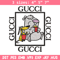 Cartoon Gucci Embroidery design, Cartoon Gucci Embroidery, cartoon design, Embroidery File, Gucci logo, Instant download.jpg