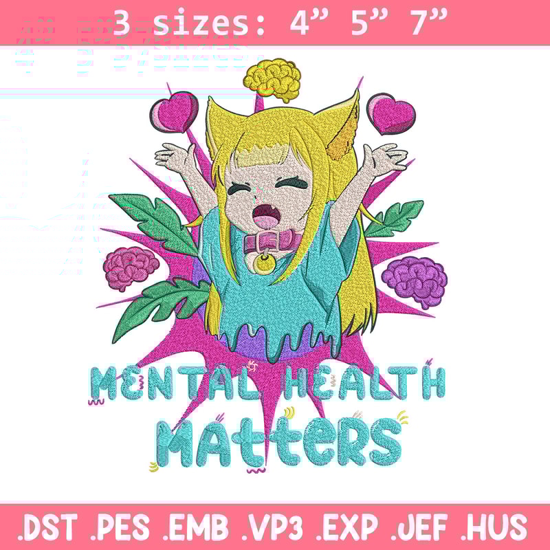 Cat girl cute Embroidery Design, Manga Embroidery, Embroidery File, Anime Embroidery, Anime shirt, Digital download.jpg