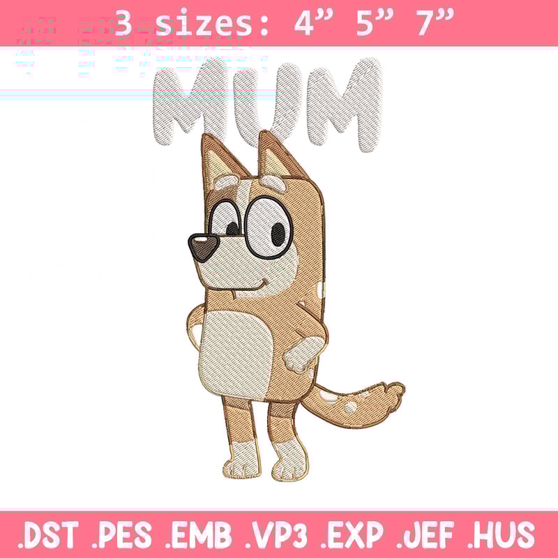 Chilli Heeler Embroidery, Bluey Cartoon Embroidery, cartoon Embroidery, Embroidery File, cartoon shirt, digital download.jpg