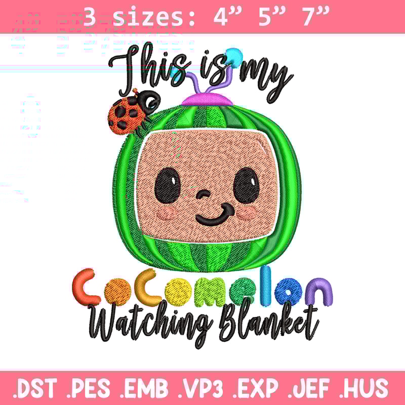 Cocomelon Logo Embroidery design, Cocomelon Embroidery, logo design, Embroidery File, logo shirt, Digital download..jpg