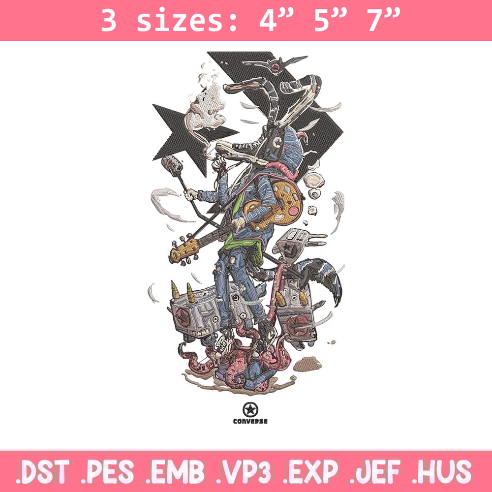 Converse logo Embroidery Design, Converse Embroidery, Embroidery File, Anime Embroidery, Anime shirt, Digital download.jpg