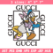 Daisy And Donald Duck Gucci Embroidery design, Disney Embroidery, cartoon design, Embroidery File, Digital download..jpg