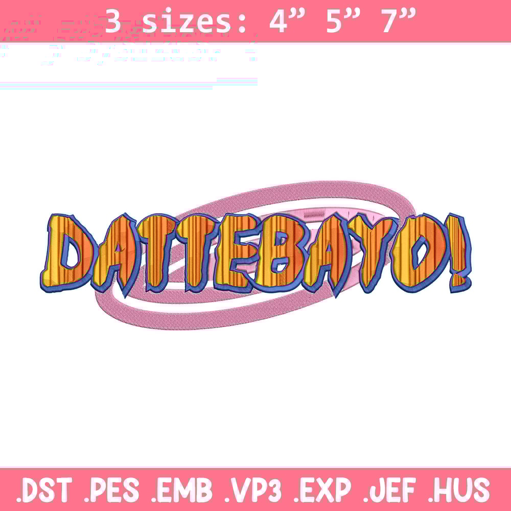 Dattebayo Embroidery Design, Naruto Embroidery, Embroidery File, Anime Embroidery, Anime shirt, Digital download.jpg