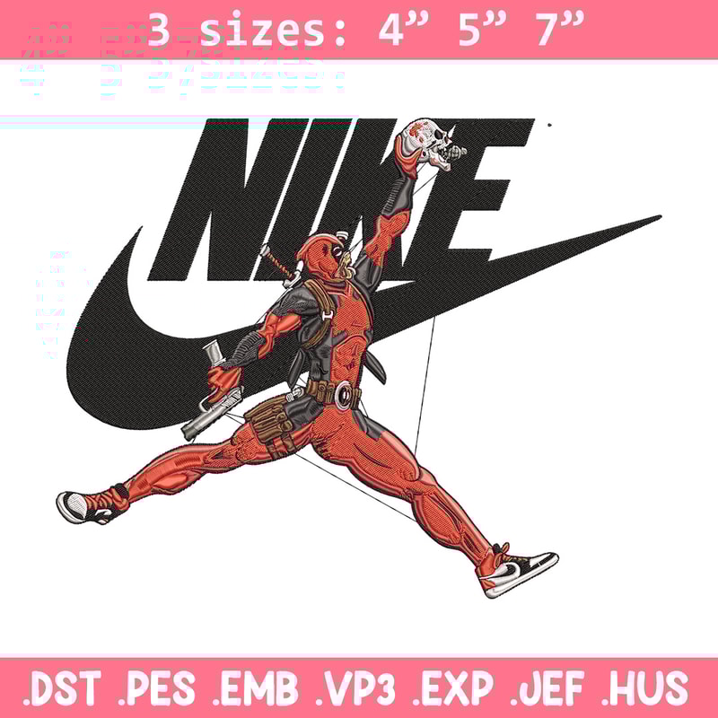 Deadpool nike Embroidery Design, Deadpool Embroidery, Embroidery File,Nike Embroidery, Anime shirt, Digital download.jpg