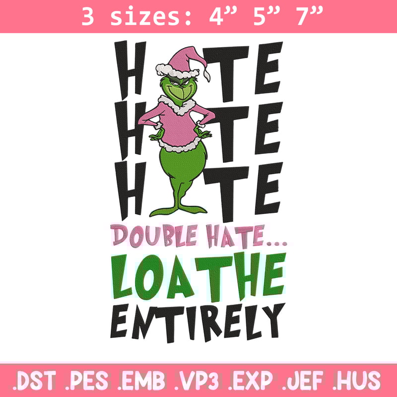 Grinchmas Embroidery Design, Grinch Embroidery, Embroidery File, Chrismas Embroidery, Anime shirt,Digital download..jpg