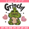 Grinchy cute Embroidery Design, Grinch Embroidery, Embroidery File, Chrismas Embroidery, Anime shirt,Digital download.jpg