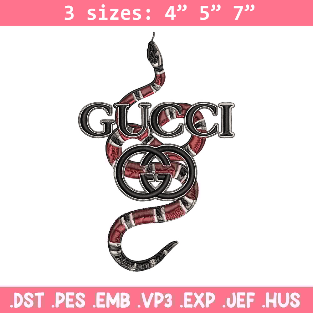 Gucci snake Embroidery Design, Gucci Embroidery, Brand Embroidery, Logo shirt, Embroidery File, Digital download.jpg