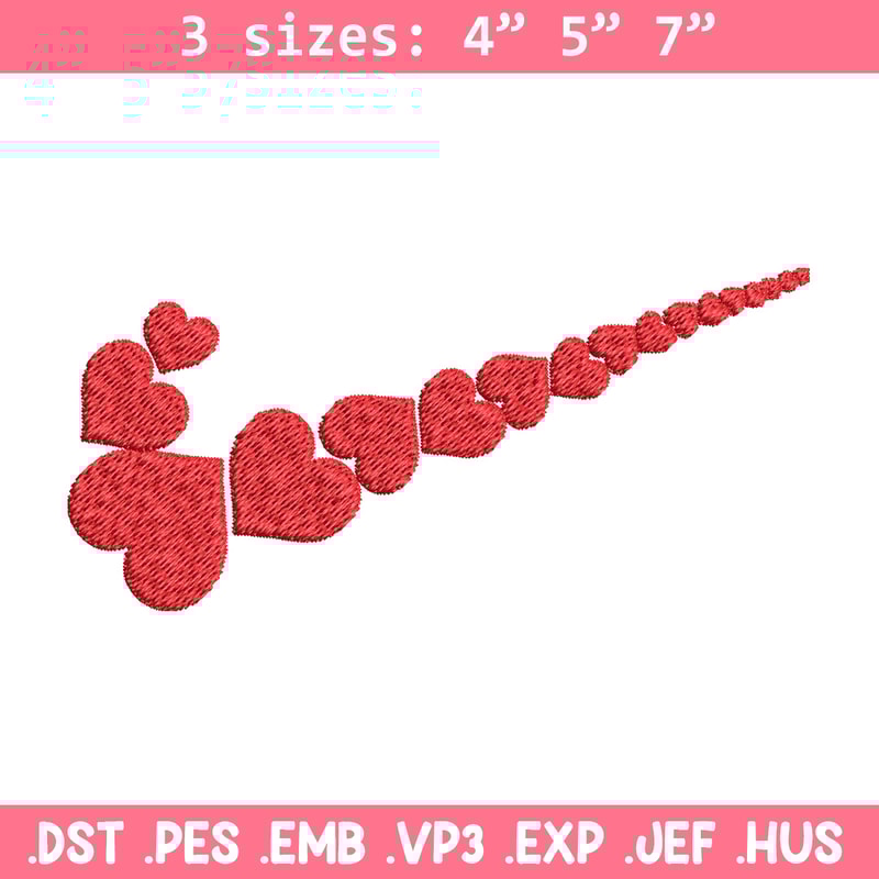 Heart nike logo Embroidery Design, Nike Embroidery, Brand Embroidery, Embroidery File, Logo shirt, Digital download.jpg