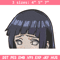Hinata Peeker Embroidery Design, Naruto Embroidery, Embroidery File, Anime Embroidery, Anime shirt, Digital download.jpg
