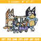 Bluey family embroidery design, Bluey Embroidery, Embroidery File, cartoon design, cartoon shirt, Digital download..jpg